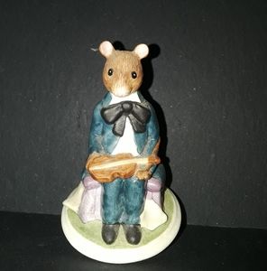 Franklin Mint Woodmouse family SEBASTIAN